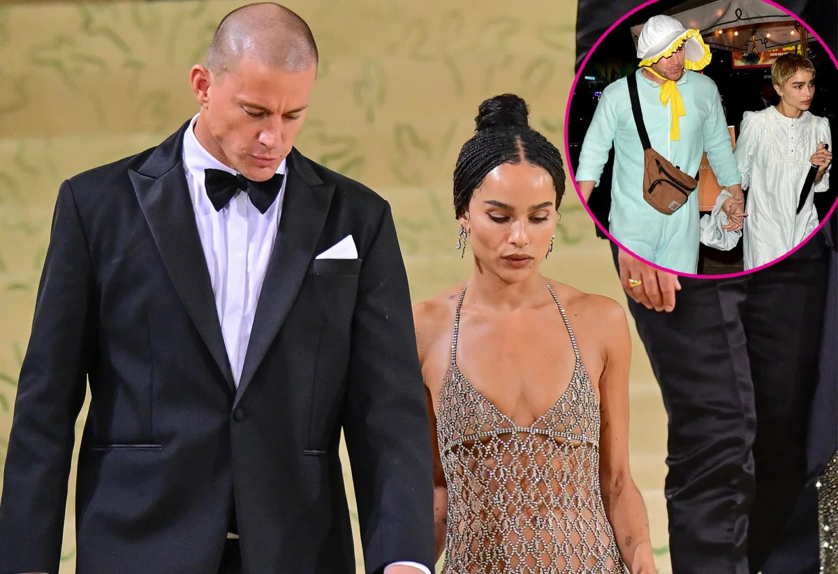 Zoe Kravitz and Channing Tatum's Engaged Halloween Fun