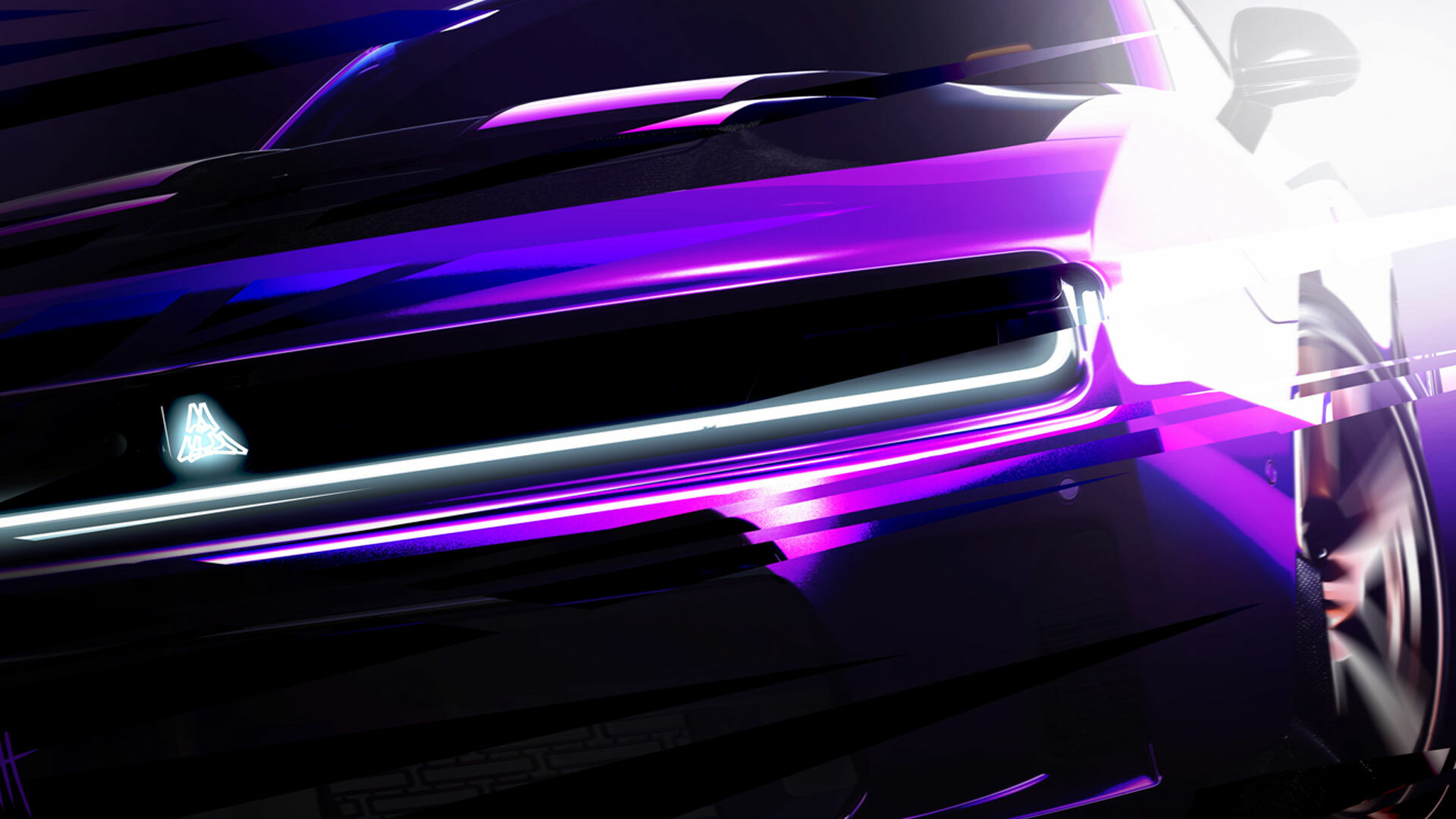 Featured image for Dodge Teases Bold Purple Charger and V8 Concept for SEMA