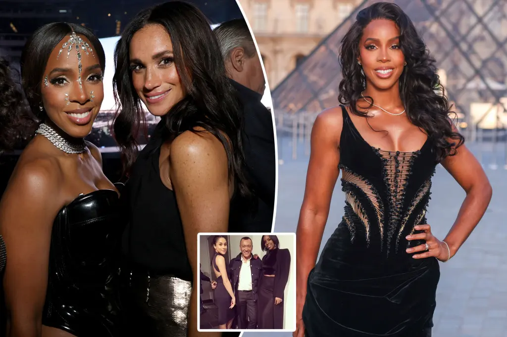 Featured image for "Kelly Rowland's Awkward Encounter with Meghan Markle at Beyoncé's Concert"