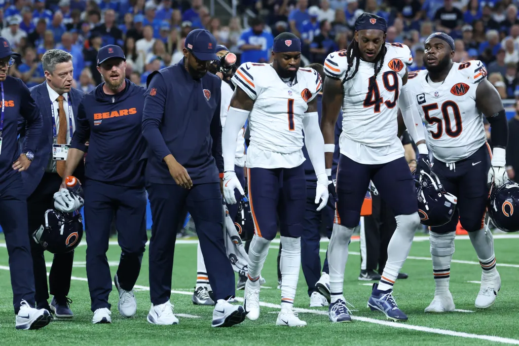 Featured image for Bears' Jaylon Johnson Faces Season-Ending Groin Injury and Surgery Uncertainty