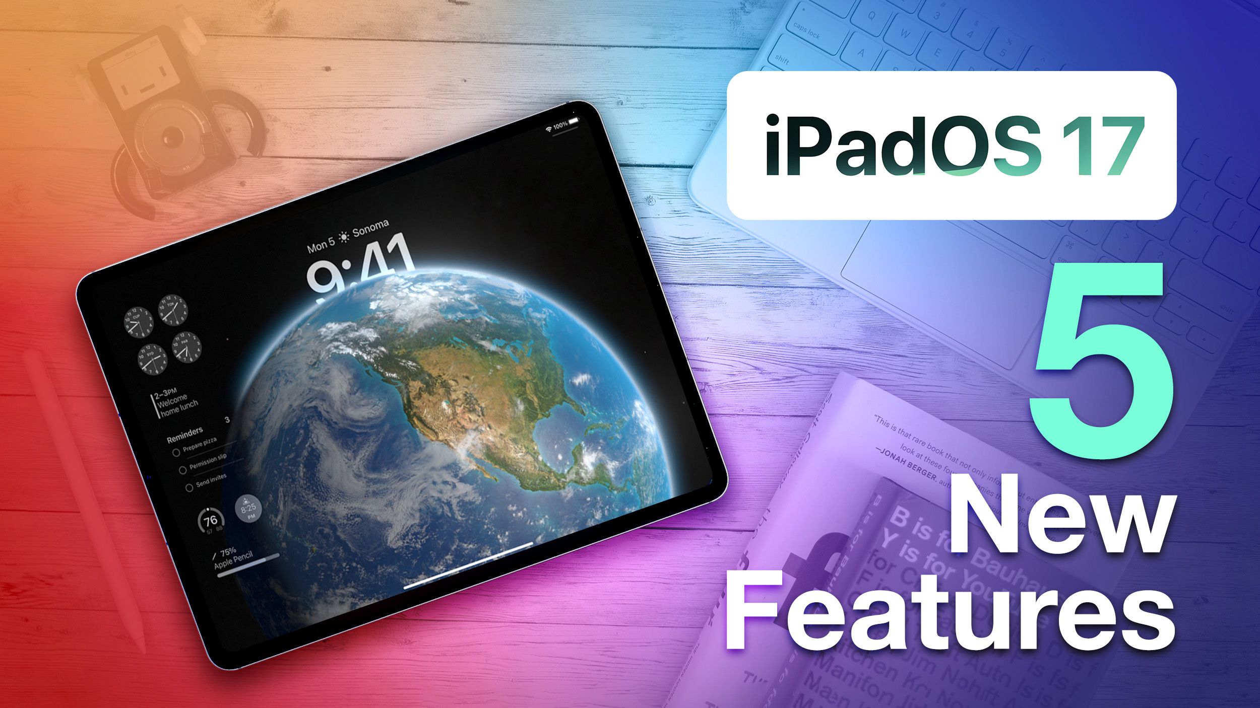 Featured image for "Exciting Updates in iPadOS 17 and iOS 17: Features and Wallpapers Unveiled!"