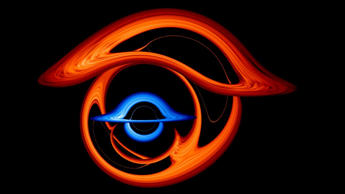 Featured image for First Image Captures Black Holes in Death Spiral