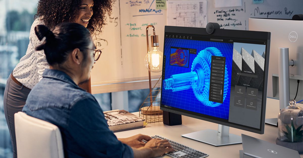 Featured image for Dell introduces affordable 6K and 4K monitors as alternatives to Apple's Pro Display.