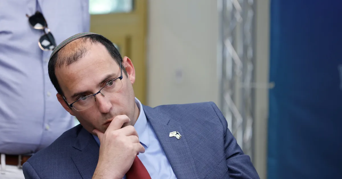 Featured image for Far-right Israeli lawmaker sparks outrage by snatching protester's megaphone in NYC