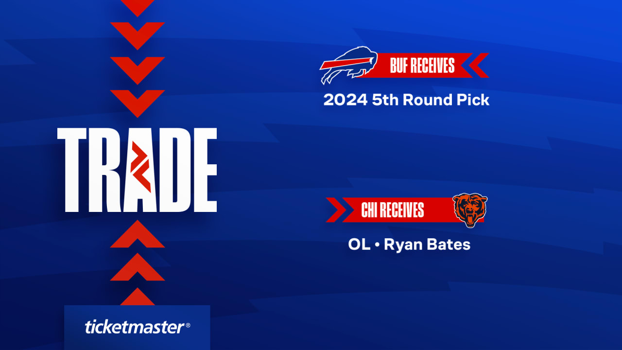"Bears Acquire OL Ryan Bates from Bills in Exchange for 2024 Draft Pick"