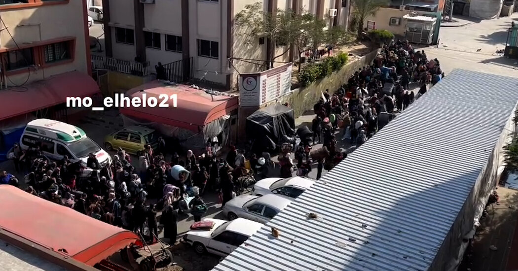 "Mass Evacuation from Gaza Hospitals Amid Escalating Israeli Attacks"