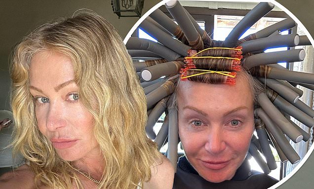 Featured image for "Portia de Rossi Revives the Perm Trend with Stunning New Hairstyle"