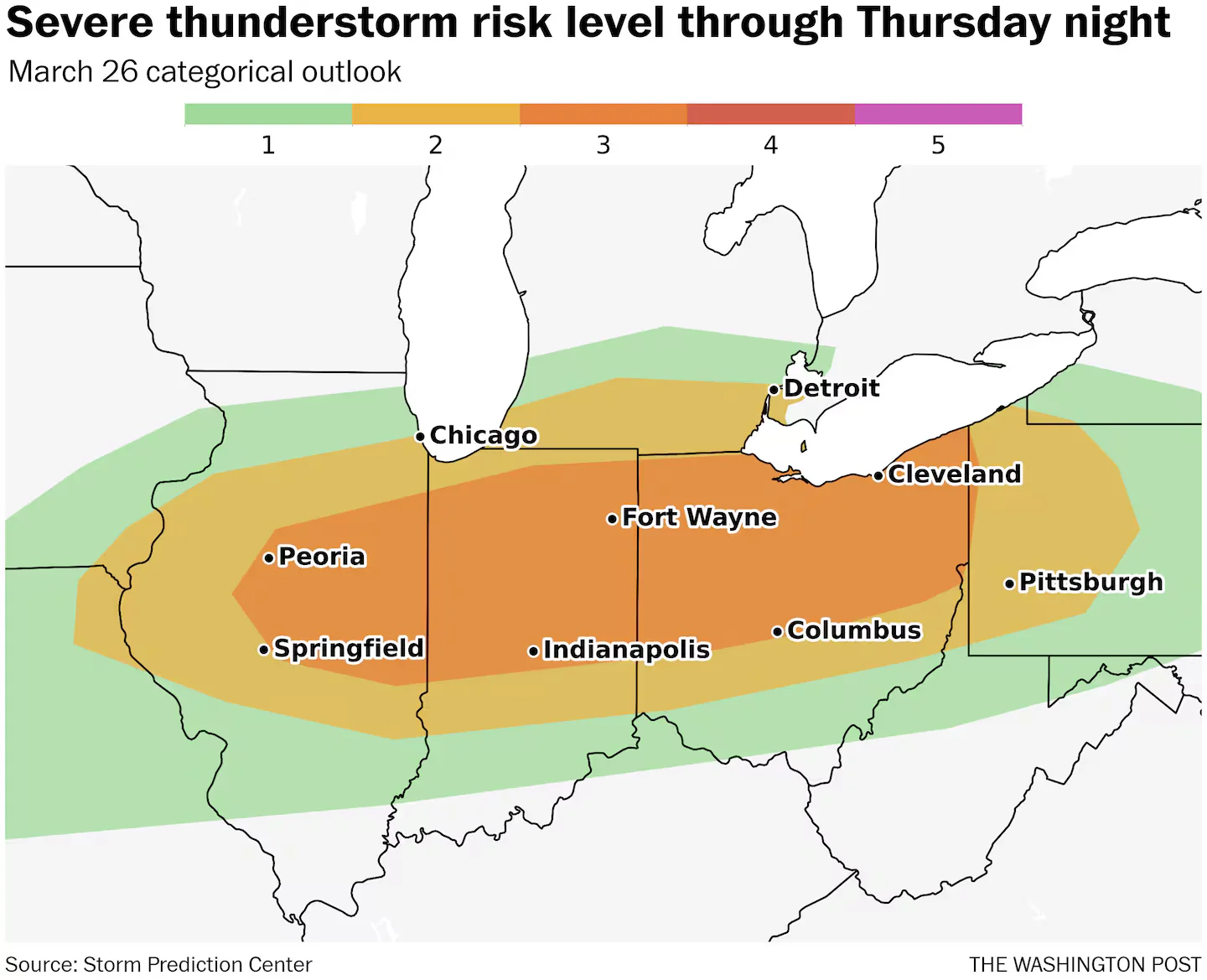 Midwest braces for baseball-sized hail as storms threaten Ohio, Indiana and Illinois