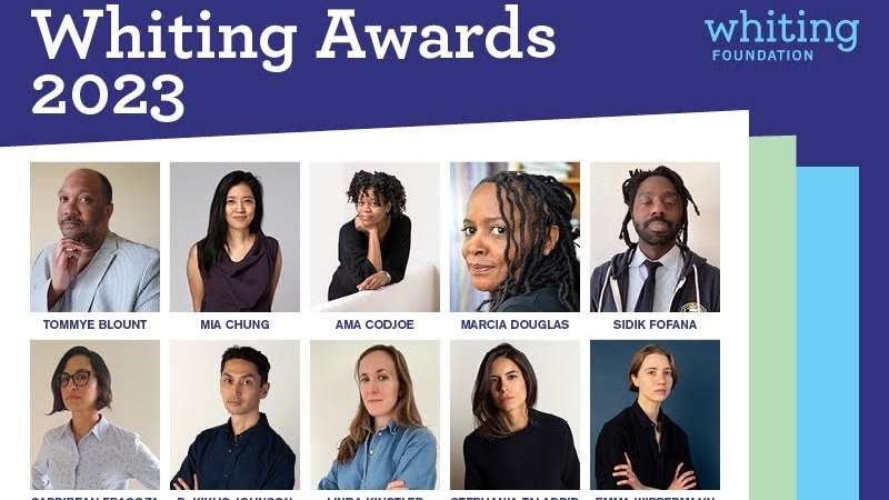 Featured image for "10 Emerging Writers Honored with 2023 Whiting Awards"