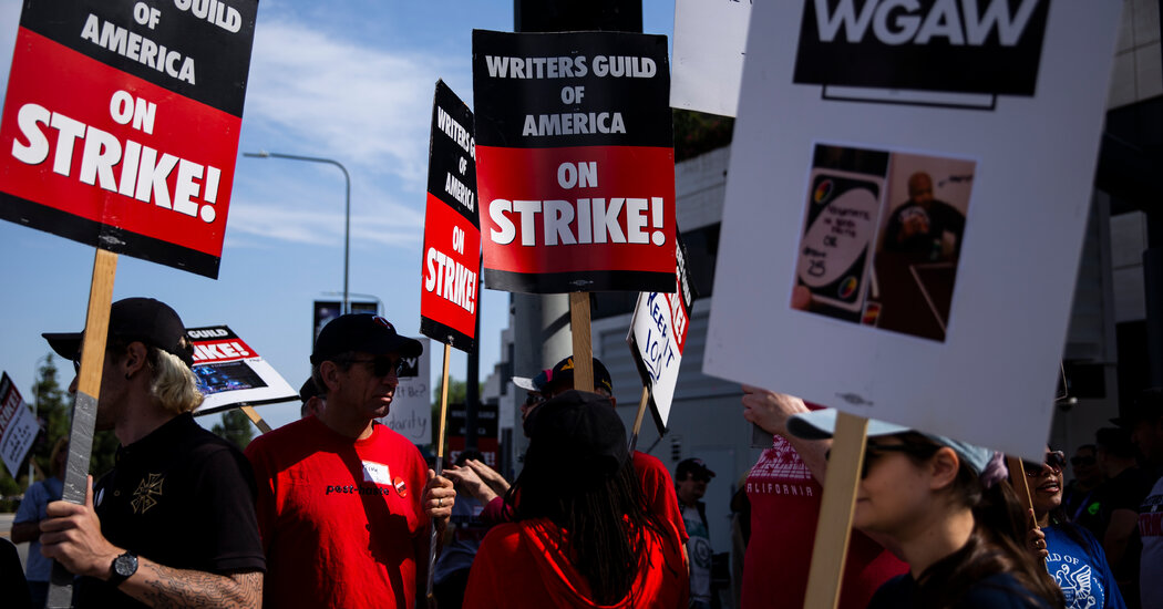 Featured image for Hollywood Writers' Strike Ends with Tentative Deal, Boosting Stocks