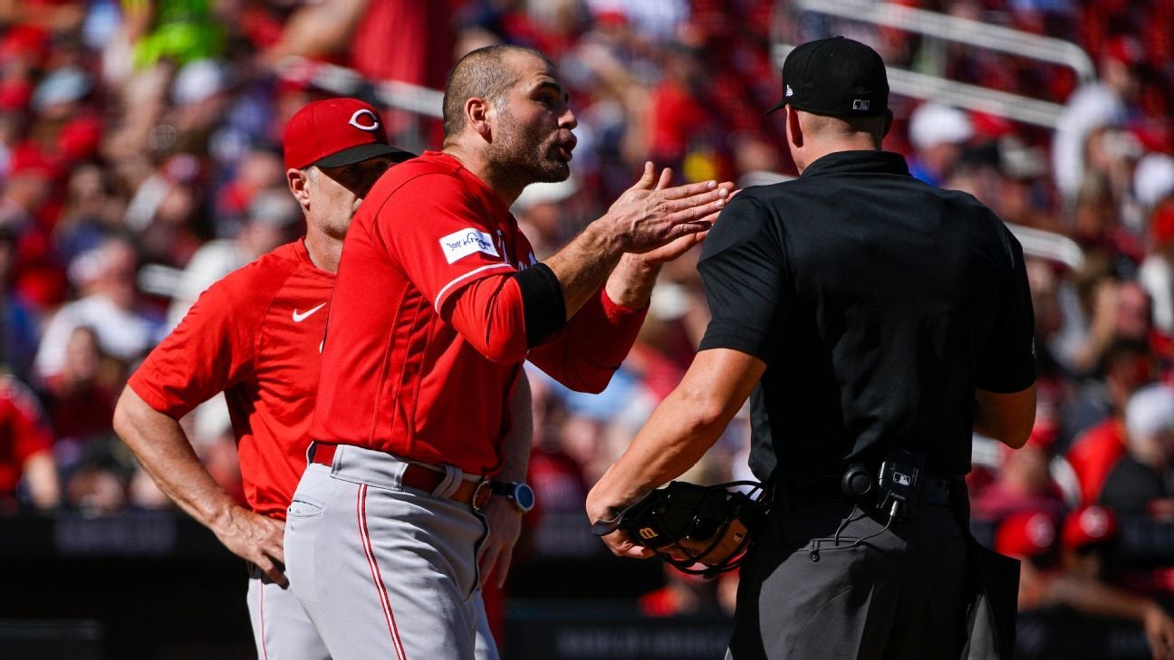 Featured image for "Joey Votto's Ejection Fuels Retirement Speculation in Final Reds Game"