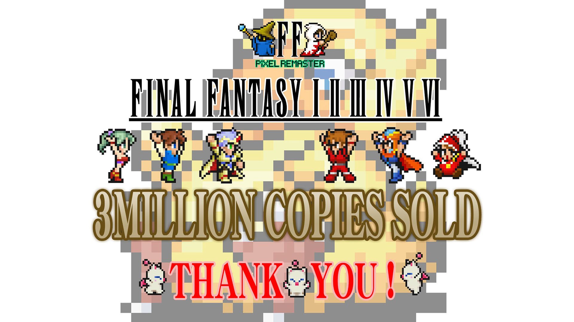 Featured image for "Final Fantasy Pixel Remaster Series Hits 3 Million Sales Milestone"