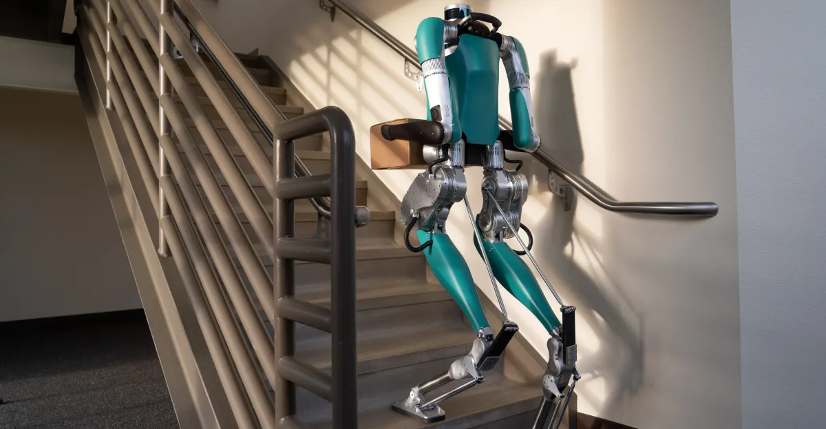 Featured image for Amazon Develops Humanoid Robots and AI for Package Delivery