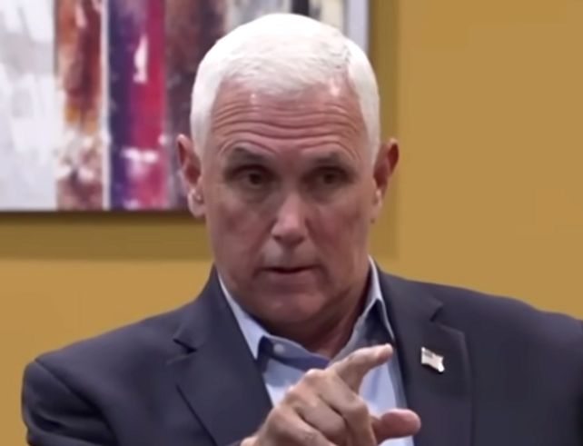 Mike Pence Faces Tough Questions from Iowa Voter on Jan. 6 Actions