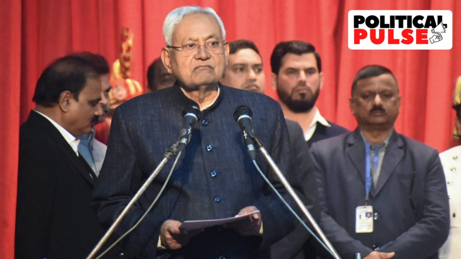 Featured image for "Nitish Kumar's 9th Term as Bihar CM: Swearing-In, Reactions, and Memes"