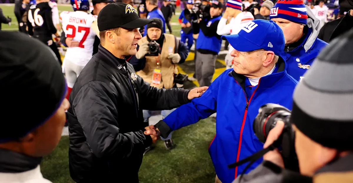 Coughlin’s Push Helps Giants Hire Harbaugh as Head Coach