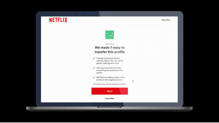 Featured image for Netflix introduces profile transfer option for seamless account switching