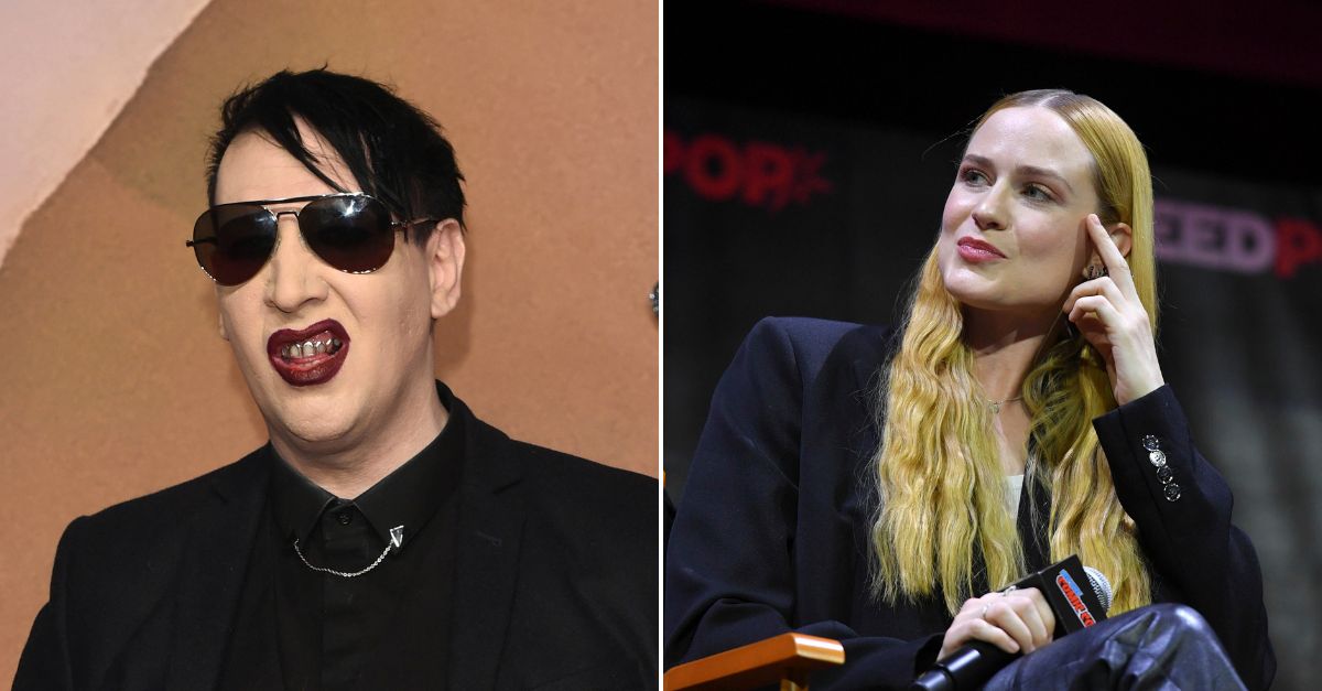 Featured image for California judge dismisses part of Marilyn Manson's lawsuit against Evan Rachel Wood.