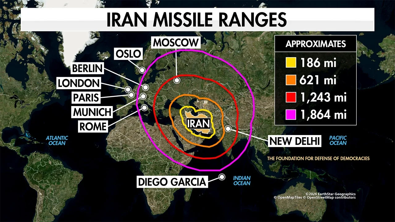 Iran's missiles reportedly breach claimed range, Europe could be in crosshairs