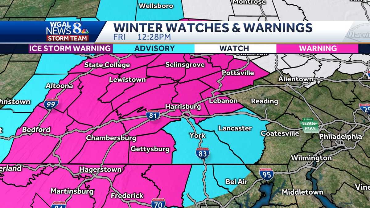 Featured image for "Major Winter Storm Targets South-Central Pennsylvania with Severe Weather Alerts and Travel Advisories"