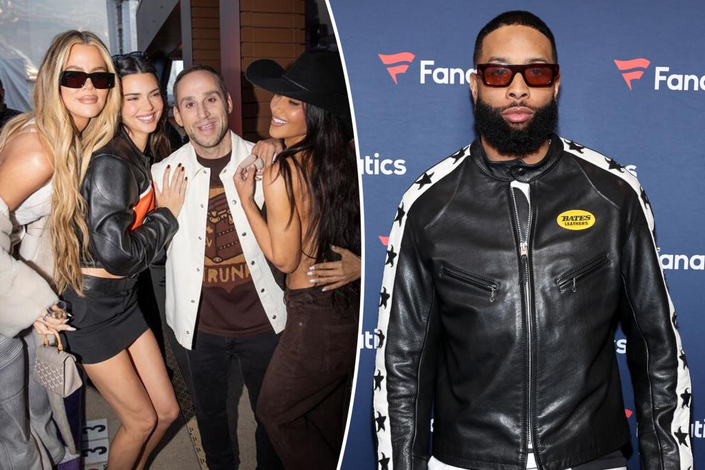 "Kim Kardashian and Odell Beckham Jr. Spotted Together at Fanatics Super Bowl Party, Fueling Romance Rumors"