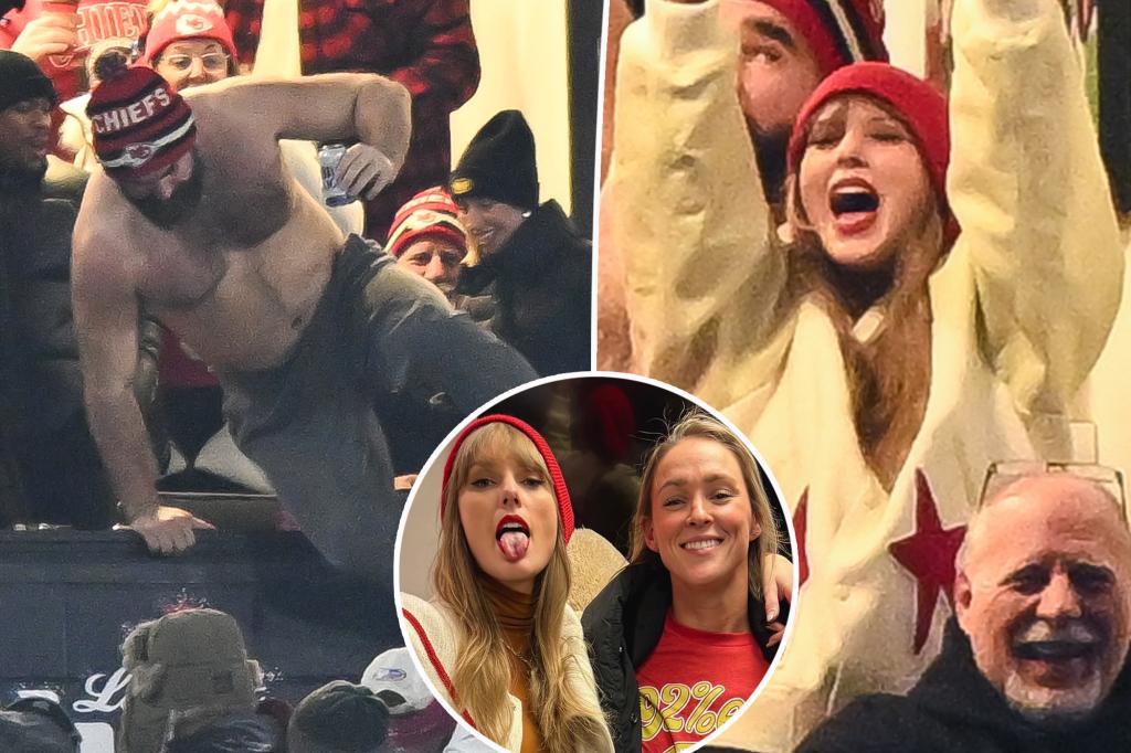 "Taylor Swift's Impact at the Chiefs Game: From Encouraging Shirtless Jason Kelce to Meeting a Little Girl's Mom"
