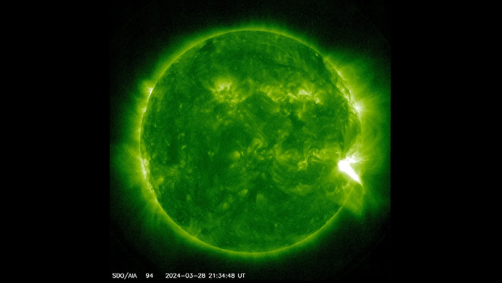 Featured image for "Solar Storm Triggers Radio Blackout and Intense Flare Eruption"