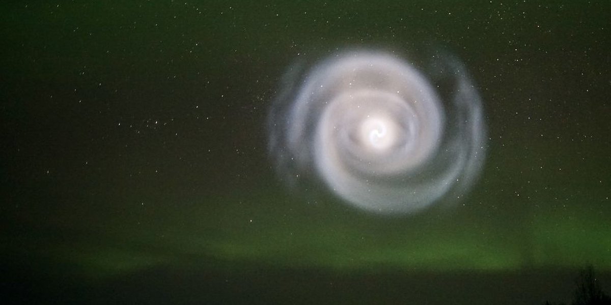 Alaskan Skies: Aurora and Spiral Spectacles.