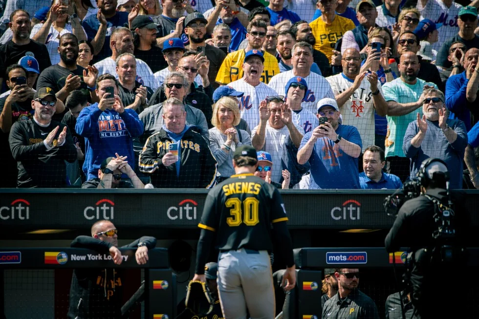 Skenes exits early as Pirates' Opening Day start is rough against Mets