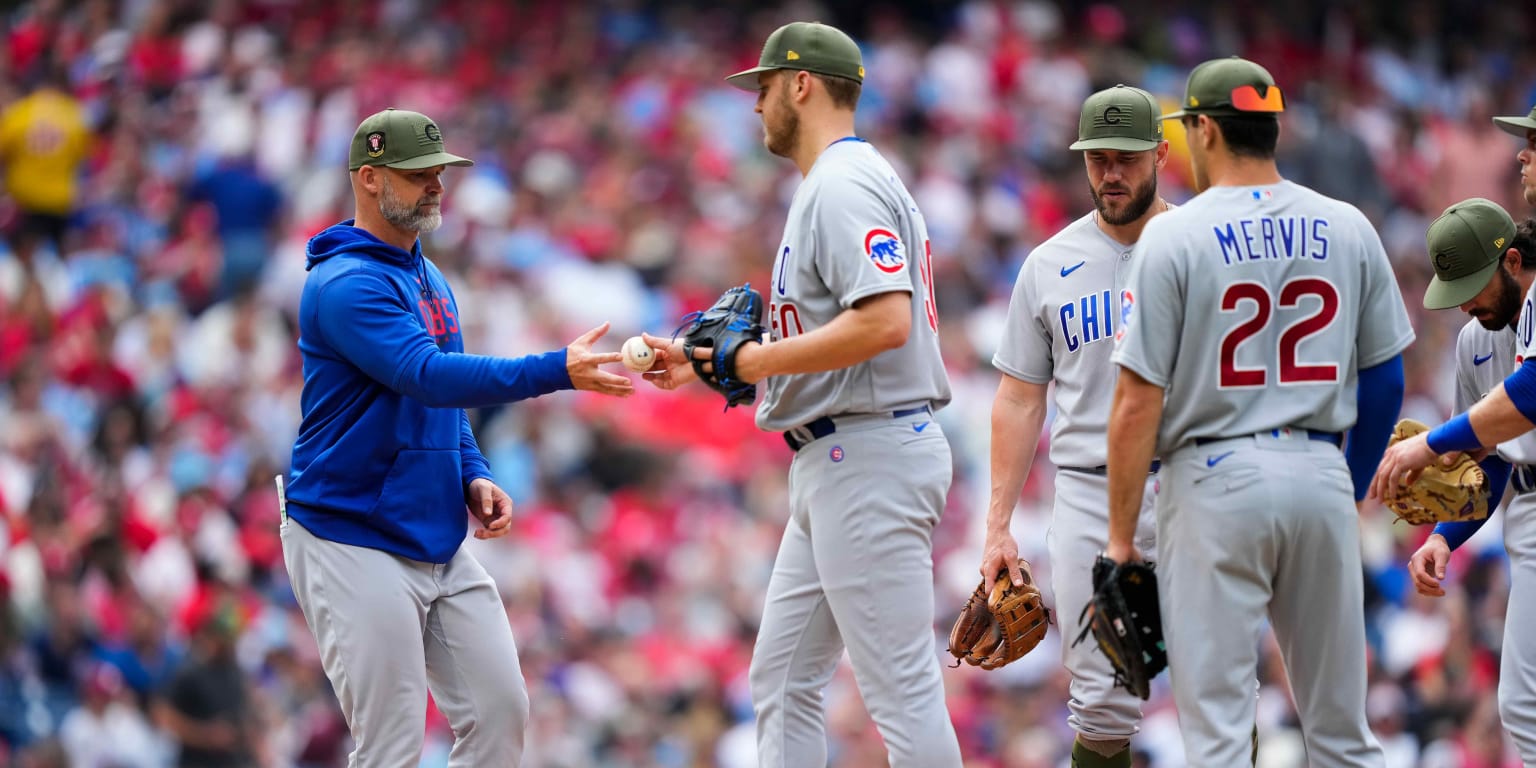 Featured image for "Cubs' Taillon struggles in 12-3 loss to Phillies"