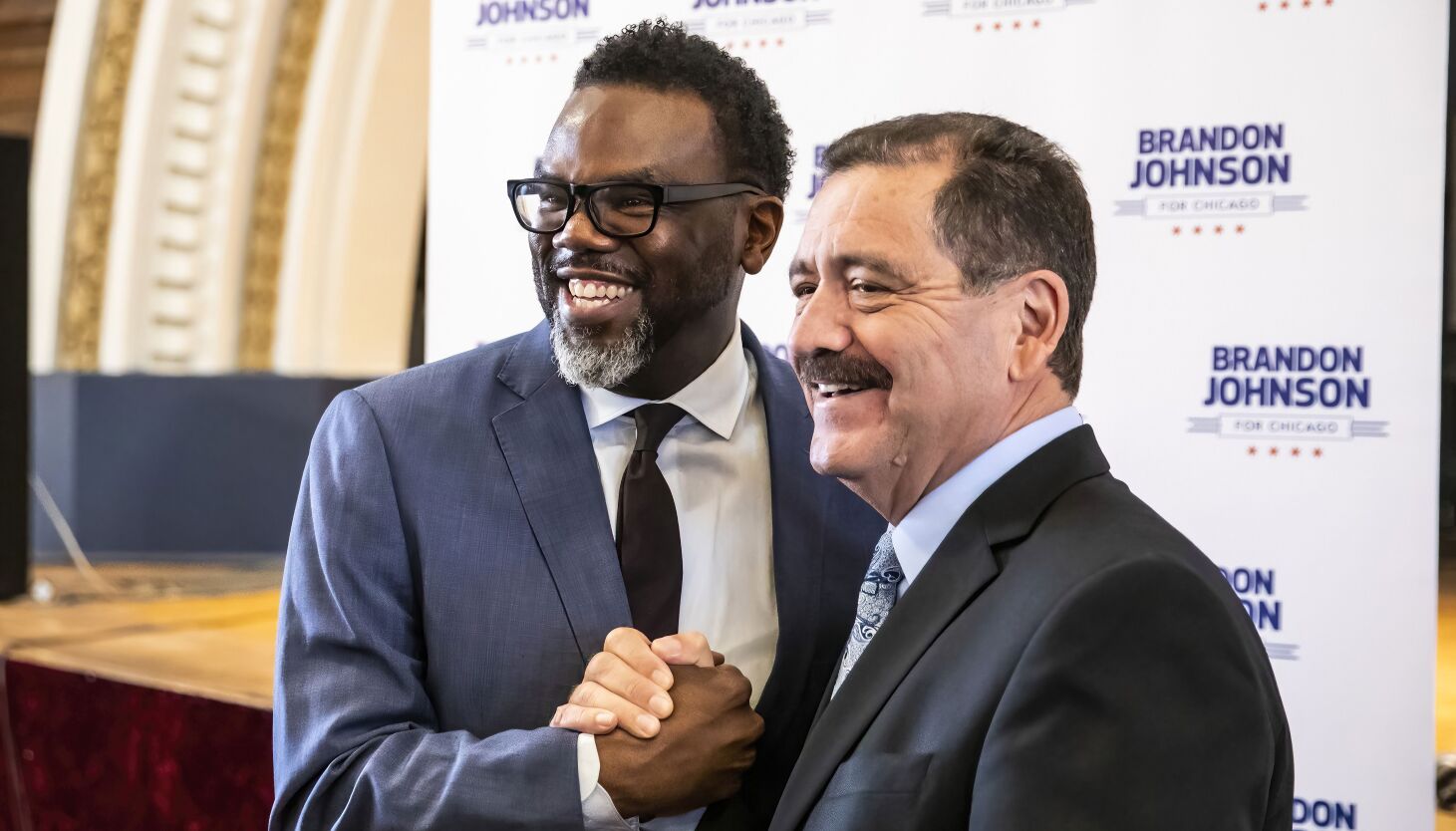 Chicago's Mayoral Runoff: Garcia Endorses Johnson, Vallas Endorsed by Tribune Editorial Board.