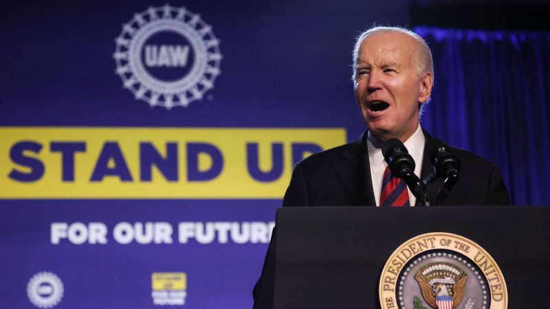 "Biden Gears Up for Rematch Against Trump in 2024"