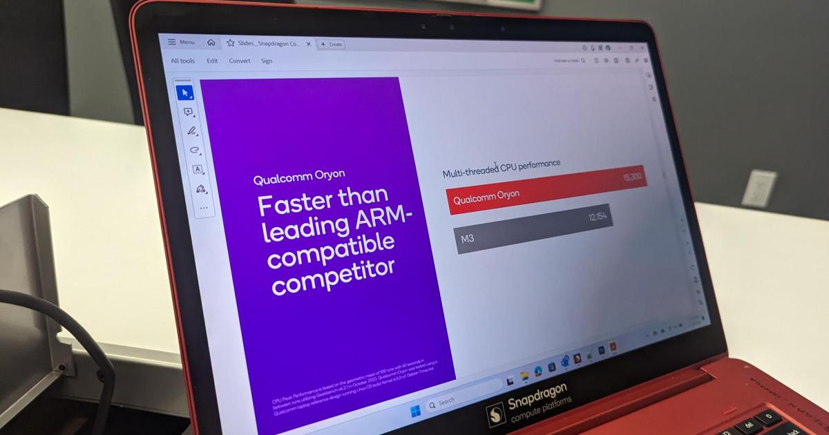 "Qualcomm's Latest Chips Outperform Apple's M3 by 21%"