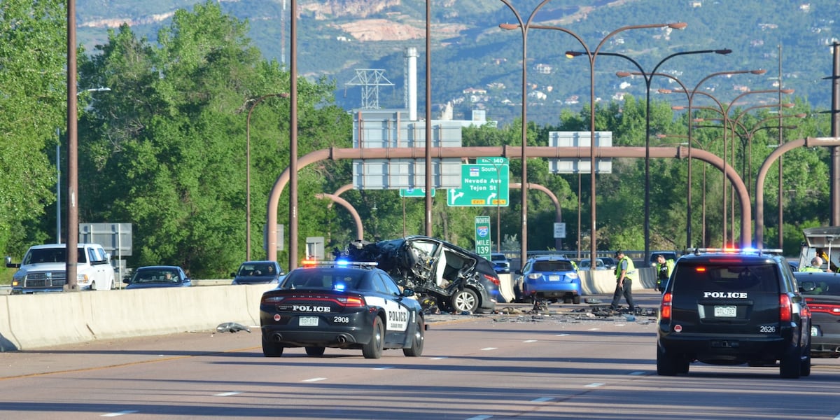 Featured image for Tragic Wrong-Way Crash on I-25 in Colorado Springs Claims 3 Lives
