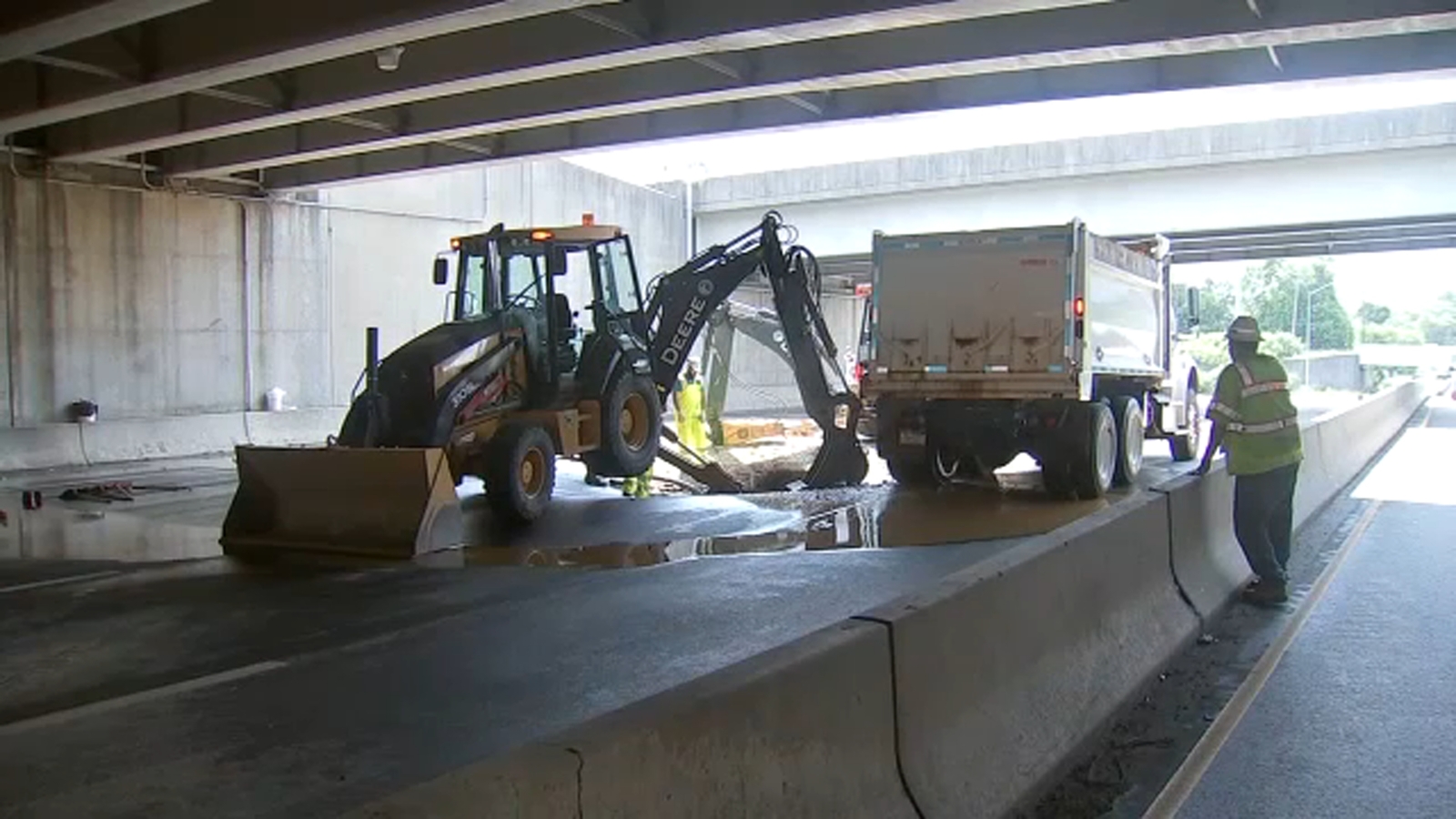 Water main breaks cause chaos and closures in Plymouth Township and Reading.