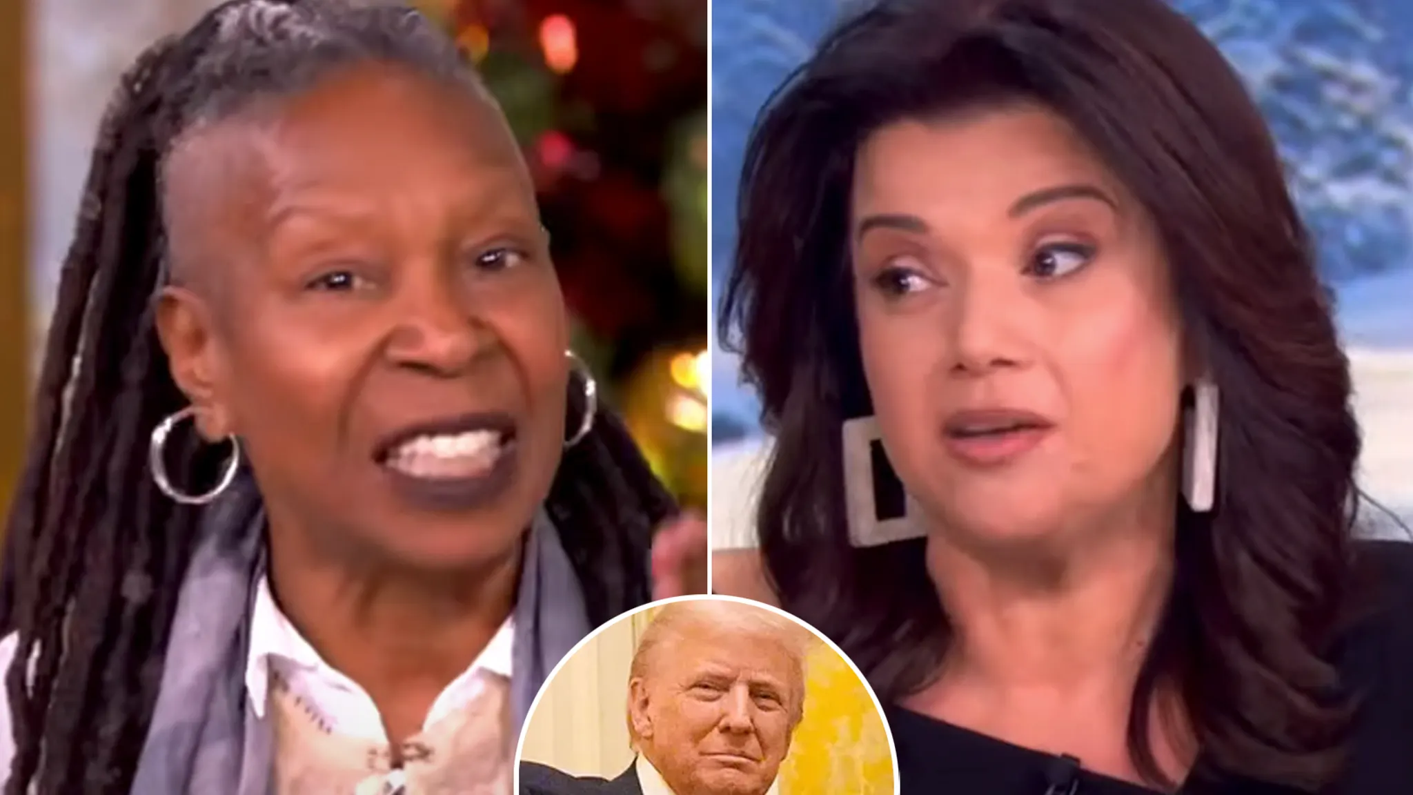 Featured image for Whoopi and Ana Clash on 'The View' Over Trump and Holiday Worries
