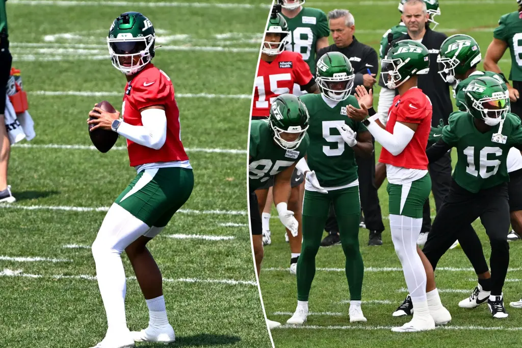 Jets' Justin Fields Struggles Highlight Early Training Camp Challenges