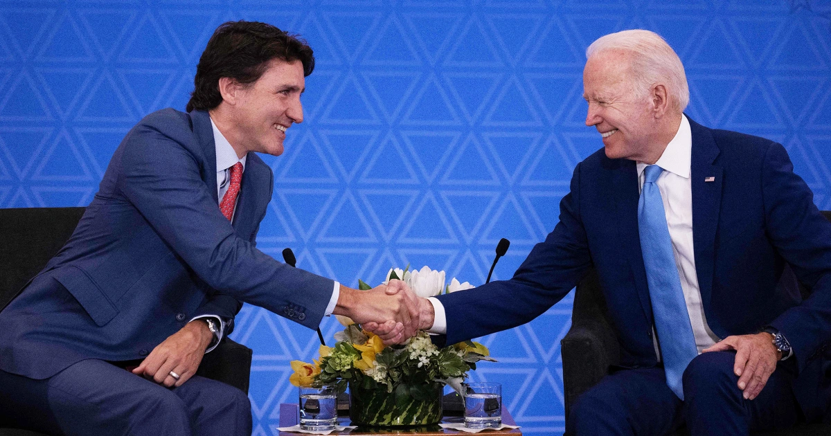 Biden and Trudeau discuss Haiti, China, and NORAD during Canada visit.