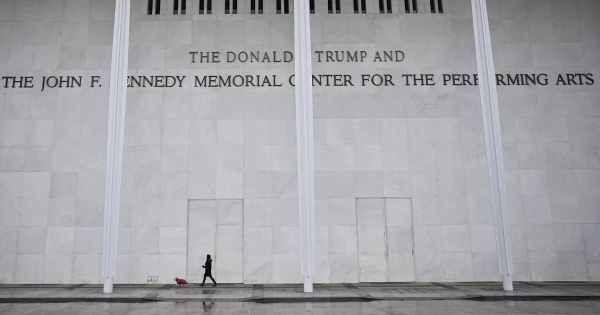 Trump backs two-year Kennedy Center shutdown for renovations
