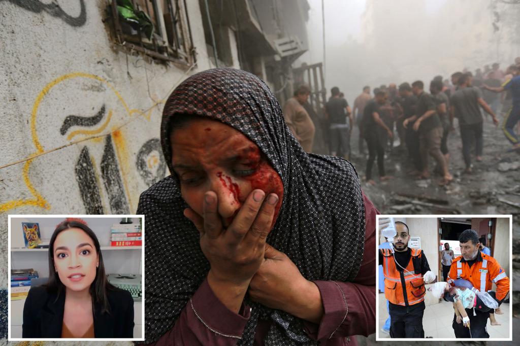 AOC Condemns Israel and Hamas for War Crimes
