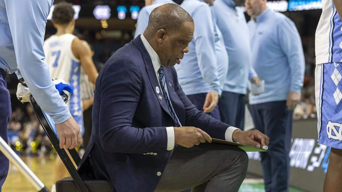 UNC at a crossroads as Hubert Davis's future hangs in balance after NCAA shocker