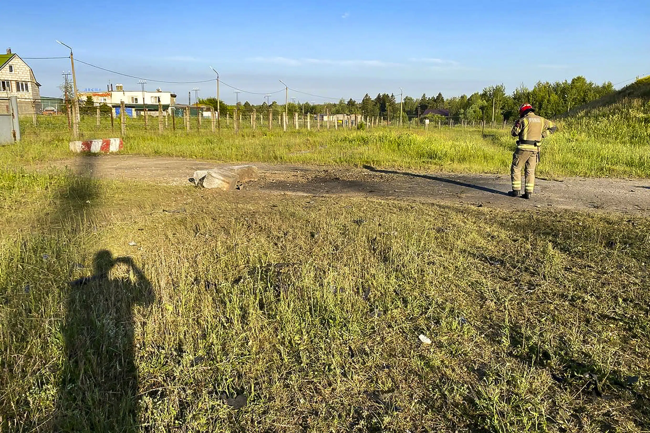 Russia suspects Ukraine behind drone attack outside Moscow.