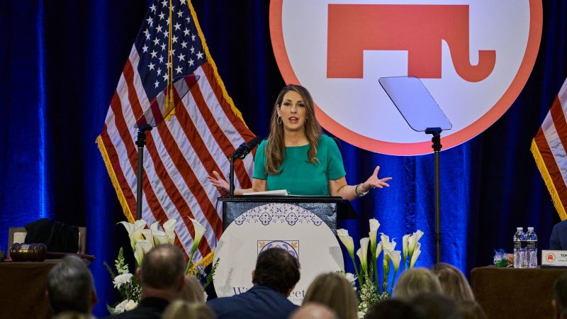 "RNC Chair McDaniel to Step Down Amid Primary Pressure"