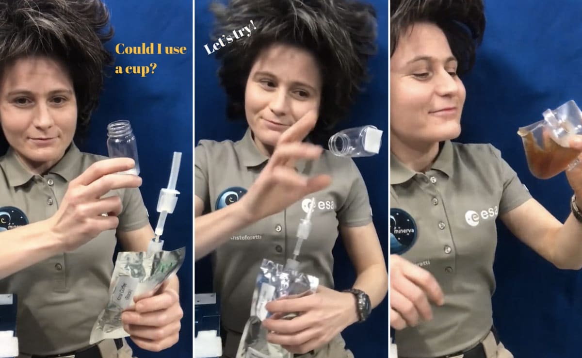 Astronaut's Zero-Gravity Coffee Experiment: Watch the Video