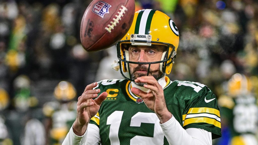 Featured image for "Trade proposals and rumors swirl around Aaron Rodgers and the Jets."