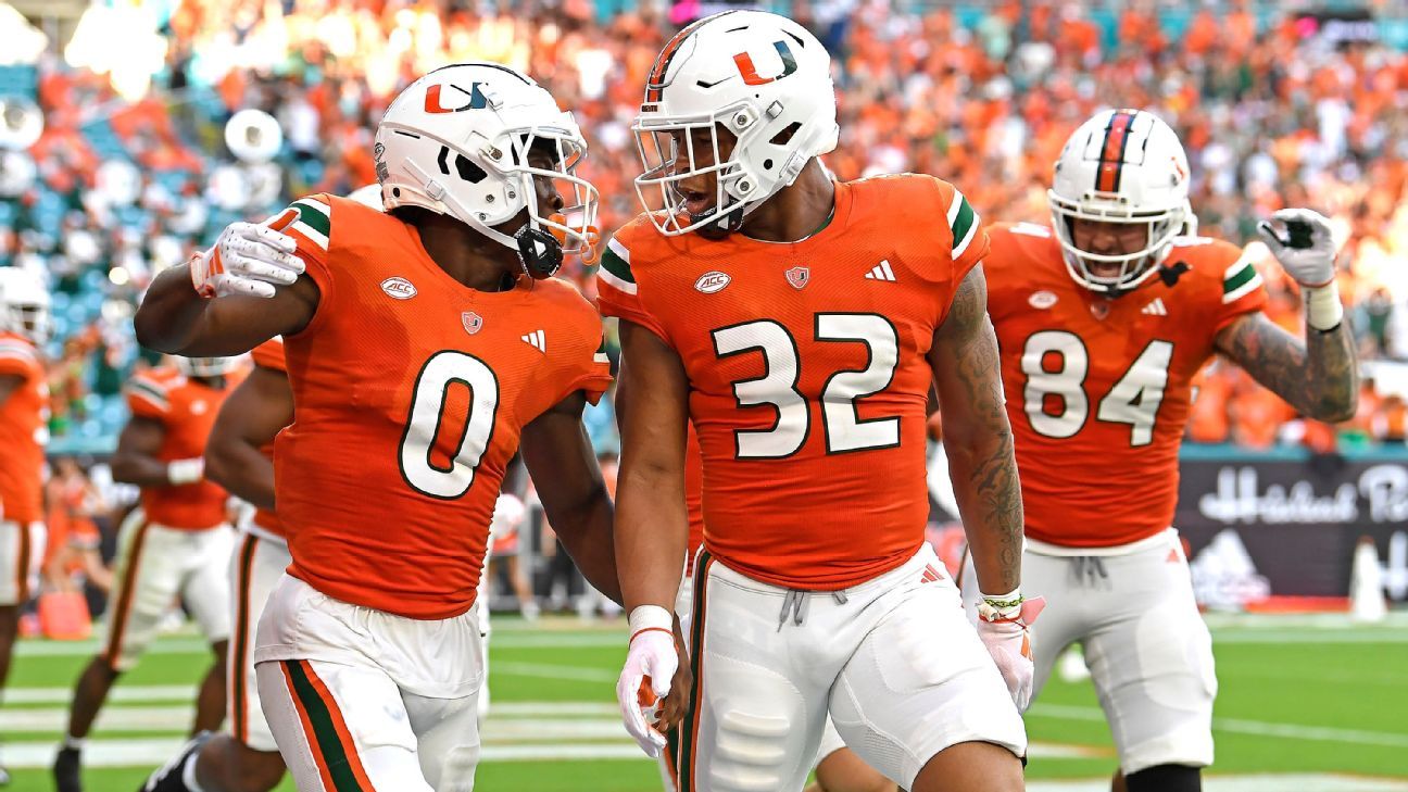 "College Football Week 2: Miami's Simulated Snap Counts and Texas A&M's Loss"