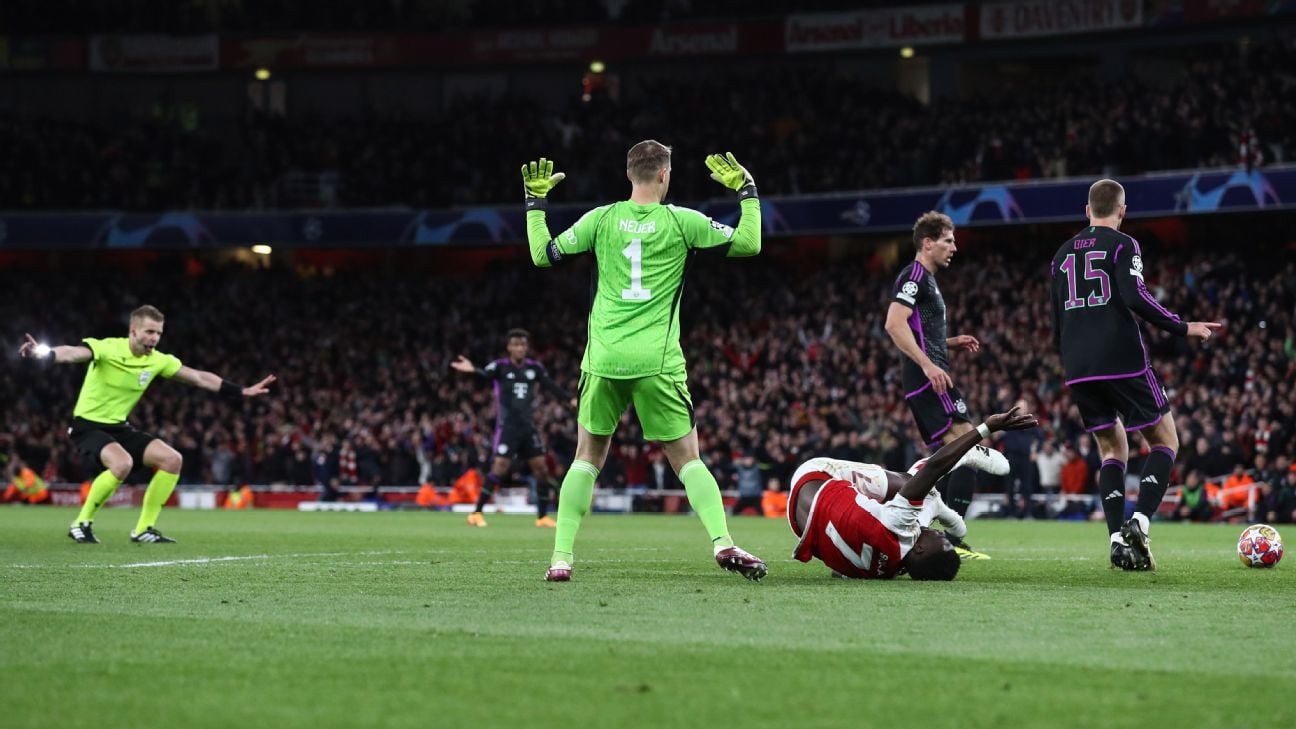 Featured image for "Controversy and Redemption: The VAR Drama in Arsenal's Champions League Quarterfinal"