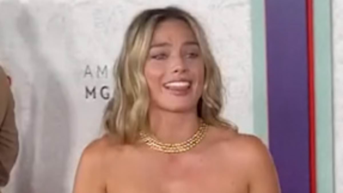 Featured image for Margot Robbie Shines on Saltburn Red Carpet with Stunning Style and Star-Studded Company