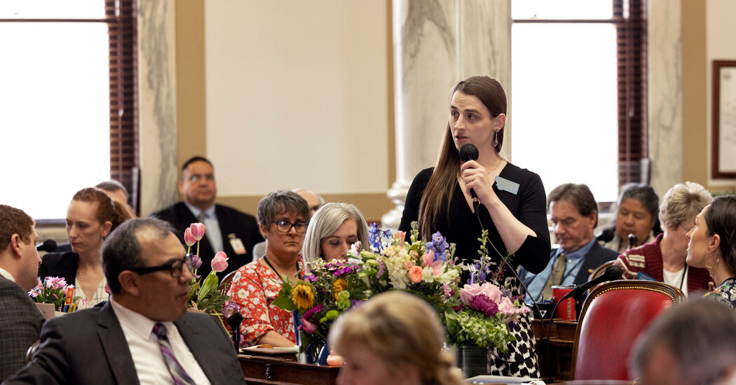 Montana GOP bars transgender lawmaker from House floor for remainder of session.