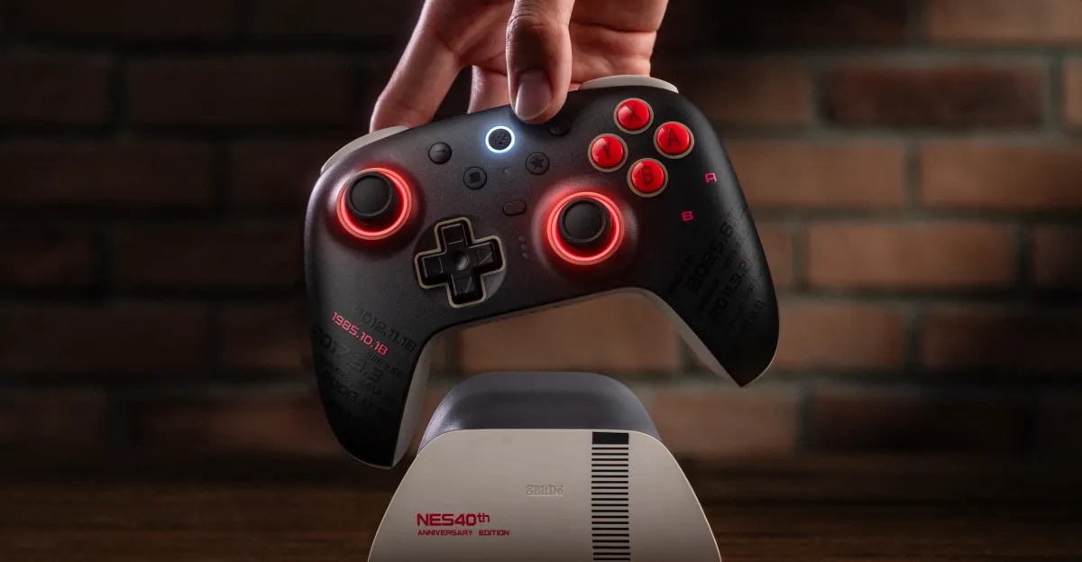 Featured image for 8BitDo Launches NES 40th Anniversary Collection and Peripherals